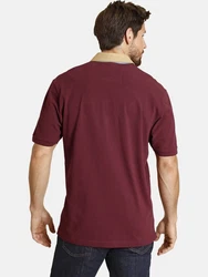Jan Vanderstorm Poloshirt JOAKIM Dunkelrot/Bordeaux