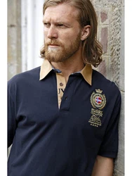 Jan Vanderstorm Poloshirt JOAKIM Dunkelblau/Blau
