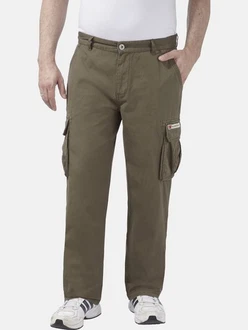 Jan Vanderstorm Cargohose STEEN Khaki/Dunkelgrün