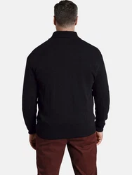 Charles Colby Strickjacke EARL THOMAS Schwarz/Dunkelblau/Braun/Rot/Bordeaux