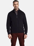 Charles Colby Strickjacke EARL THOMAS Schwarz/Dunkelblau/Braun/Rot/Bordeaux