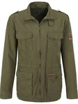 Jan Vanderstorm Fieldjacket BROR Dunkelgrün/Khaki/Grün