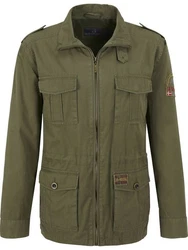 Jan Vanderstorm Fieldjacket BROR Dunkelgrün/Khaki/Grün
