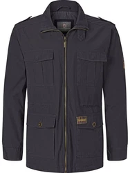Jan Vanderstorm Fieldjacket BROR Dunkelblau/Schwarz/Dunkelgrau/Grau