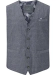 Charles Colby Anzugweste DUKE DANIEL Grau/Dunkelblau/Hellblau/Rot/Blau