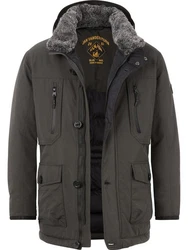 Jan Vanderstorm Funktionsjacke BOTULFR Dunkelgrün/Dunkelgrau/Grau/Khaki/Braun