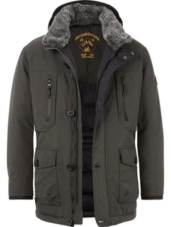 Jan Vanderstorm Funktionsjacke BOTULFR Dunkelgrün/Dunkelgrau/Grau/Khaki/Braun