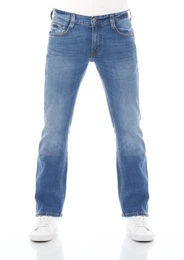 Bootcut-Jeans Herren Jeanshose Oregon Boot Cut Denim Hose mit Stretch