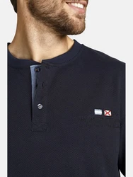 Jan Vanderstorm Sweatshirt VILJAR +Fit Kollektion Dunkelblau/Blau/Hellblau
