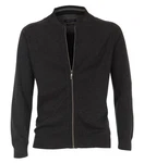 CASAMODA Strickpullover Strickjacke NOS Dunkelgrau/Grau