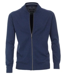 CASAMODA Strickpullover Strickjacke NOS Blau/Dunkelblau