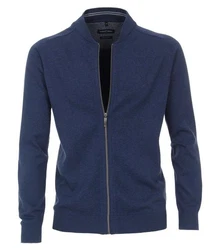 CASAMODA Strickpullover Strickjacke NOS Blau/Dunkelblau