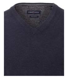 CASAMODA Pullover Uni Blau/Marine
