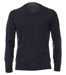CASAMODA Pullover Uni Blau/Marine