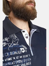Jan Vanderstorm Poloshirt JANO Dunkelblau/Blau