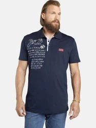 Jan Vanderstorm Poloshirt JANO Dunkelblau/Blau
