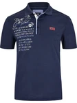 Jan Vanderstorm Poloshirt JANO Dunkelblau/Blau