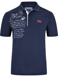 Jan Vanderstorm Poloshirt JANO Dunkelblau/Blau