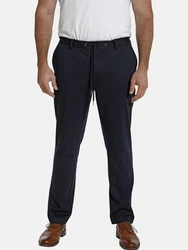 Charles Colby Stoffhose DUKE BERNARD Dunkelblau/Blau