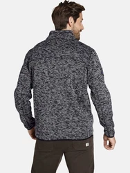 Jan Vanderstorm Sweatjacke KOLMUND Grau/Dunkelblau/Hellblau