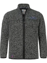 Jan Vanderstorm Sweatjacke KOLMUND Grau/Dunkelblau/Hellblau