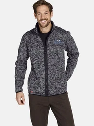 Sweatjacke KOLMUND mit Zick-Zack-Muster