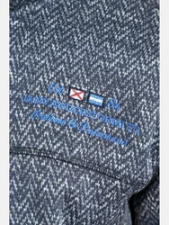 Jan Vanderstorm Sweatjacke KOLMUND Dunkelblau/Grau/Blau