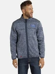 Jan Vanderstorm Sweatjacke KOLMUND Dunkelblau/Grau/Blau