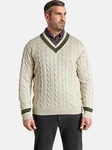 Charles Colby Strickpullover DUKE RONALD Khaki/Beige