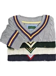 Charles Colby Strickpullover DUKE RONALD Dunkelgrün/Grün
