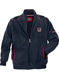 Sweatjacke ATLI mit trendigen Kontrasten