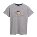 GANT T-Shirt Herren D2. ARCHIVE SHIELD Grau