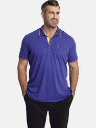 Charles Colby Poloshirt EARL FEN Lila/Blau/Dunkelblau