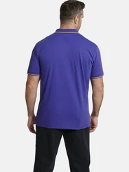 Charles Colby Poloshirt EARL FEN Lila/Blau/Dunkelblau