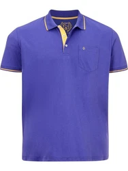 Charles Colby Poloshirt EARL FEN Lila/Blau/Dunkelblau