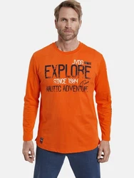 Jan Vanderstorm Langarmshirt ELION Orange