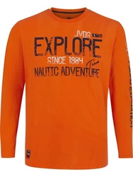 Jan Vanderstorm Langarmshirt ELION Orange