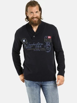Jan Vanderstorm Schalkragenpullover HAMAR