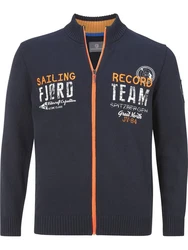 Jan Vanderstorm Cardigan SVEND Hellblau/Dunkelblau