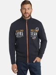 Jan Vanderstorm Cardigan SVEND Hellblau/Dunkelblau