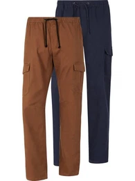 Cargohose EROLL mit Stretchbund (2er-Pack)