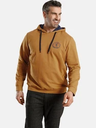 Charles Colby Kapuzensweatshirt EARL TODD Braun/Orange