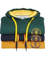 Charles Colby Kapuzensweatshirt EARL TODD Dunkelgrün/Grün