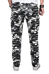 Alessandro Salvarini Cargohose Herren Designer Stretch Chino AS032 AS032