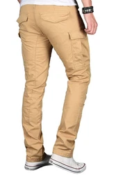 Alessandro Salvarini Cargohose Herren Designer Stretch Chino AS032 AS032