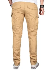 Alessandro Salvarini Cargohose Herren Designer Stretch Chino AS032 AS032