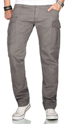 Alessandro Salvarini Cargohose Herren Designer Stretch Chino AS032 AS032