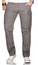 Alessandro Salvarini Cargohose Herren Designer Stretch Chino AS032 AS032