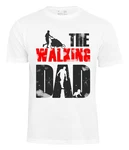 Cotton Prime T-Shirt THE WALKING DAD Weiß/Braun/Rot