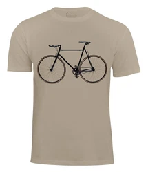 Cotton Prime T-Shirt Bike Khaki/Beige